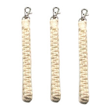 3 Pieces Macrame Keychain Handmade Boho Accessories Wristlet Keychain for Car Key Bag Pendant Purse Charm Unique Gift
