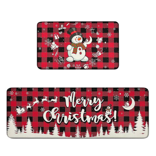 Tapete de Natal com Renas e Árvore de Natal 40x60cm 1
