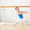 90D Meisjes Ballet Dans Pilates Sokken, Professionele Dans Legging Wit-L 3
