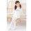 90D Meisjes Ballet Dans Pilates Sokken, Professionele Dans Legging Wit-L 5