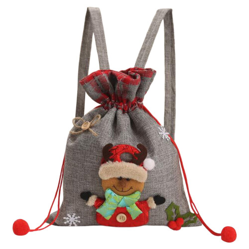 Kerstrugzak voor kinderen, snoepcadeautas 1