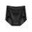 Women'S Breathable Solid Color Triangle Underwear High Waist Tummy Control Hip Lifting Black S 2