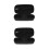 2Pièces Étui Darts Rigide Noir Eva Canvas Zingué Pour Stockage Sûr 3