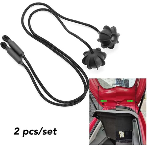 2Pcs Car Luggage Rope Elastic Trunk Cargo Bungee Cord for Corolla Rav4 Yaris Secure Cargo Stability 1