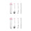 2Sets Pink Portable Fork Spoon Chopsticks Set Stainless Steel PP Case 2
