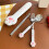 2Sets Pink Portable Fork Spoon Chopsticks Set Stainless Steel PP Case 9