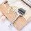 2X High Grade Stainless Steel Noodle Lattice Roller Dough Cutter for Kitchen Cooking Tools 7
