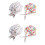 4Pcs Comfortable Cotton Oil Resistant Working Hats Multicolor 5