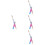 4Pcs Small Nail Art Brushes Multi Use for Professional Manicure 5