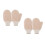 4Pièces Bain Exfoliants Lin Beige Et Doux 5
