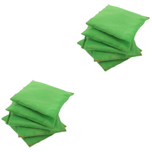 10Pièces Jouets De Lancer Pour Enfants En Tissu Vert, Sacs De Haricots 1
