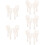 20Pcs Smooth White Rice Paddle Spoon Easy Clean Kitchen Cooking Tool 9