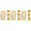 12Pcs Khaki Hanging Bird Nesting Box Plastic Hut for Small Pet Birds 3