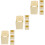 12Pcs Khaki Hanging Bird Nesting Box Plastic Hut for Small Pet Birds 4