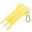 4Pcs Yellow Plastic Cases Portable Dart Storage Boxes with Carabiner 10