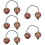 5Pcs Assorted Color Musical Instrument Rhythm Balls for Playing Fun 3