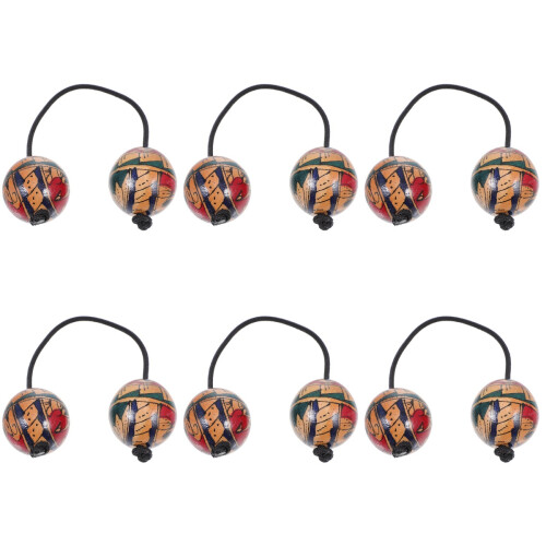 6Pcs Cute Hand-Painted Rhythm Punching Balls Assorted Color for Bands 2