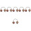 6Pcs Cute Hand-Painted Rhythm Punching Balls Assorted Color for Bands 5