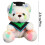 Graduation Bear White Plush Bear 9 inch with Hat 2