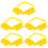 5Sets Durable Yellow Plastic Tree Branch Support Straps for Garden Use 5