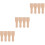12Pcs Khaki Wooden Butter Cake Cream Multi-Function Spatulas 4
