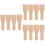 12Pcs Khaki Wooden Butter Cake Cream Multi-Function Spatulas 5