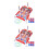 2Ensembles Jeu De Lancer De Sacs À Pois Animaux Pliable Couleurs Vives 4