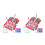 2Ensembles Jeu De Lancer De Sacs À Pois Animaux Pliable Couleurs Vives 5