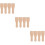 12Pcs Khaki Wooden Butter Cake Cream Multi-Function Spatulas 8