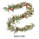 LED-kerstslinger met rode bessen en groene bladeren 3