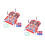 2Ensembles Jeu De Lancer De Sacs À Pois Animaux Pliable Couleurs Vives 6