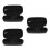 3Pcs Compact Black Darts Carry Case Lightweight Eva Canvas Protection 2