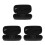 3Pcs Compact Black Darts Carry Case Lightweight Eva Canvas Protection 3