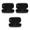 3Pcs Compact Black Darts Carry Case Lightweight Eva Canvas Protection 4