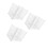 3Pcs White Metal Freezer Organizer Bins Wire Storage Baskets for Home 4