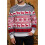 Couples' Casual Christmas Sweater Raglan Sleeve Crew Neck Knitted Pullover Comfy Warm Fall Tops White (Men) M 1