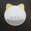 Acrylic wall mirror with wooden frame shaped like a kitten 7
