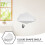 Wooden Cloud-Shaped Floating Shelf, White, 35x23x10cm 2