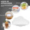 Wooden Cloud-Shaped Floating Shelf, White, 35x23x10cm 3
