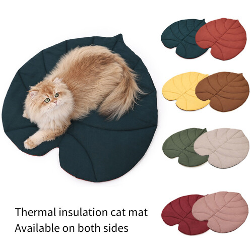 Wendematte für Katzen, weich, bequem, große Schlafunterlage-Rot 2
