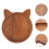 3Pcs Wood Food Serving Tray Smooth Finish Home Use Tray 9