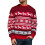 Couples' Casual Christmas Sweater Raglan Sleeve Crew Neck Knitted Pullover Comfy Warm Fall Tops Red (Men) M 1