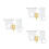 3Pcs Clear Medical Female Wearable Flexible 3