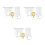 3Pcs Clear Medical Female Wearable Flexible 7
