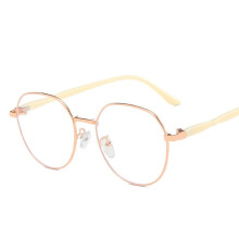 Blue Light Blocking Reading Glasses +3.50 Anti Glare Computer Readers with Stylish Rose Gold Frame