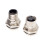 M12 4 Pin Female Connector IP67 Waterproof Backmount Screw Locking Sensor Socket for Automation 1