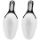 2Pcs Plastic Ice Scoop Rice Grain Food Black White 2