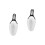 2Pcs Plastic Ice Scoop Rice Grain Food Black White 3