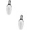 2Pcs Plastic Ice Scoop Rice Grain Food Black White 5