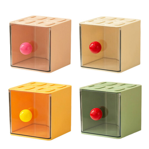 Schreibtisch-Organizer, schräge Schubladen-Designs,-Biene weiß 1
